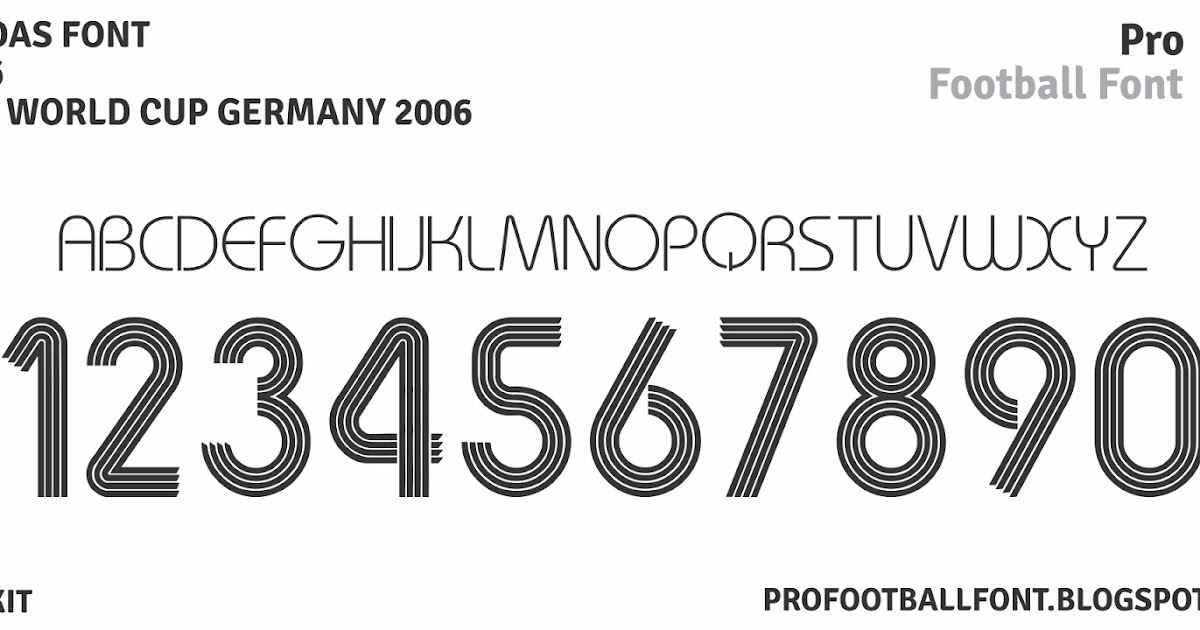 Font adidas 2006 best sale